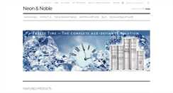 Desktop Screenshot of neonandnoble.com